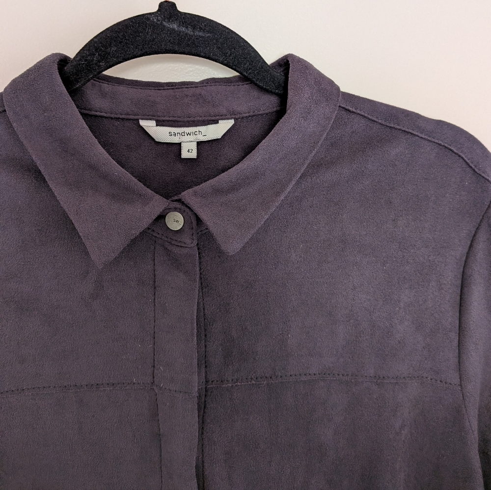 Sandwich Shirt Dress - Picture 4 of 6